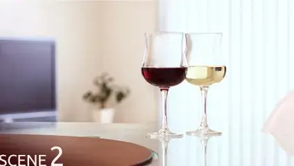 バスローブで優雅なひと時を